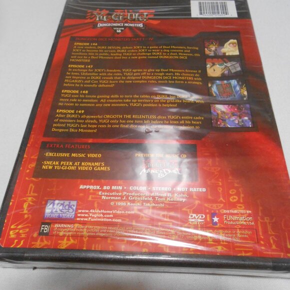 YU-GI-OH! DUNGEONDICE MONSTERS VOLUME 16 NEW SEALED DVD COLOR 👸👦🎁 - Picture 3 of 5